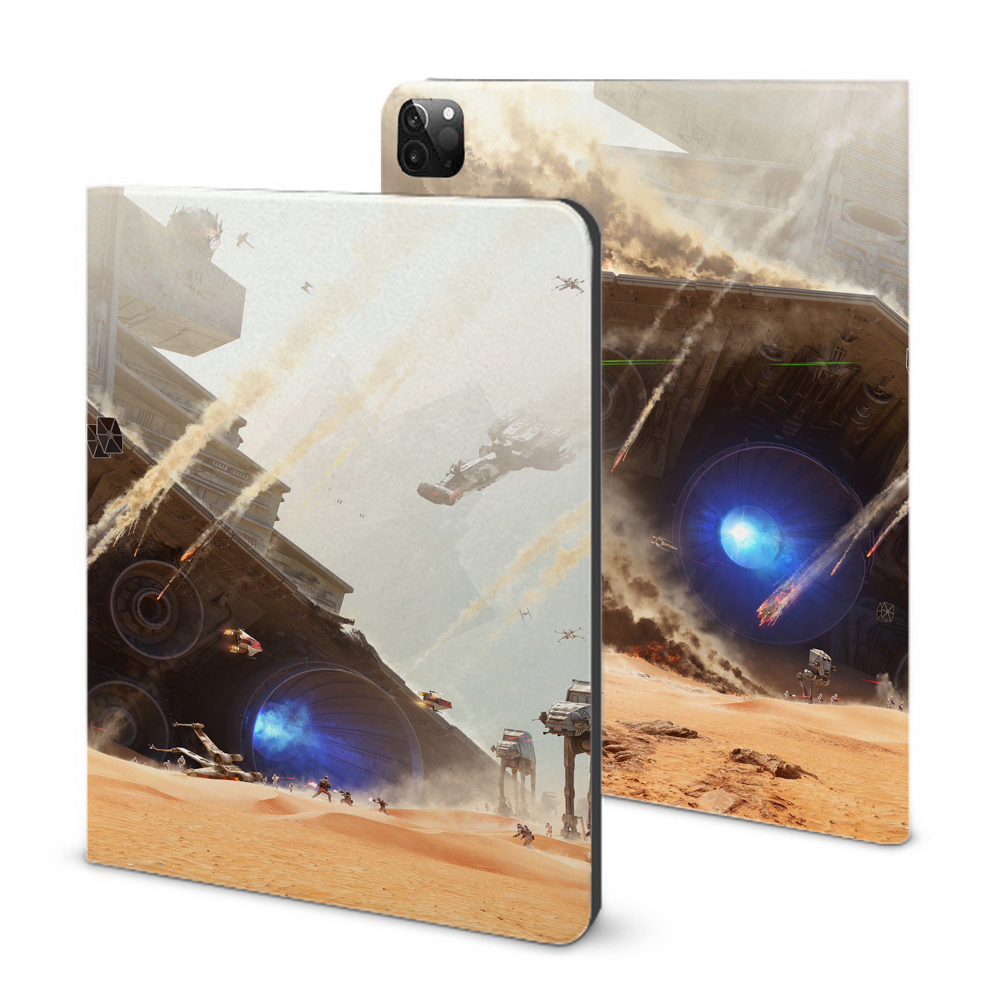 （画像用） スター・ウォーズ Star Wars IPadケース ペンホルダー付き ブックスタイルデザイン